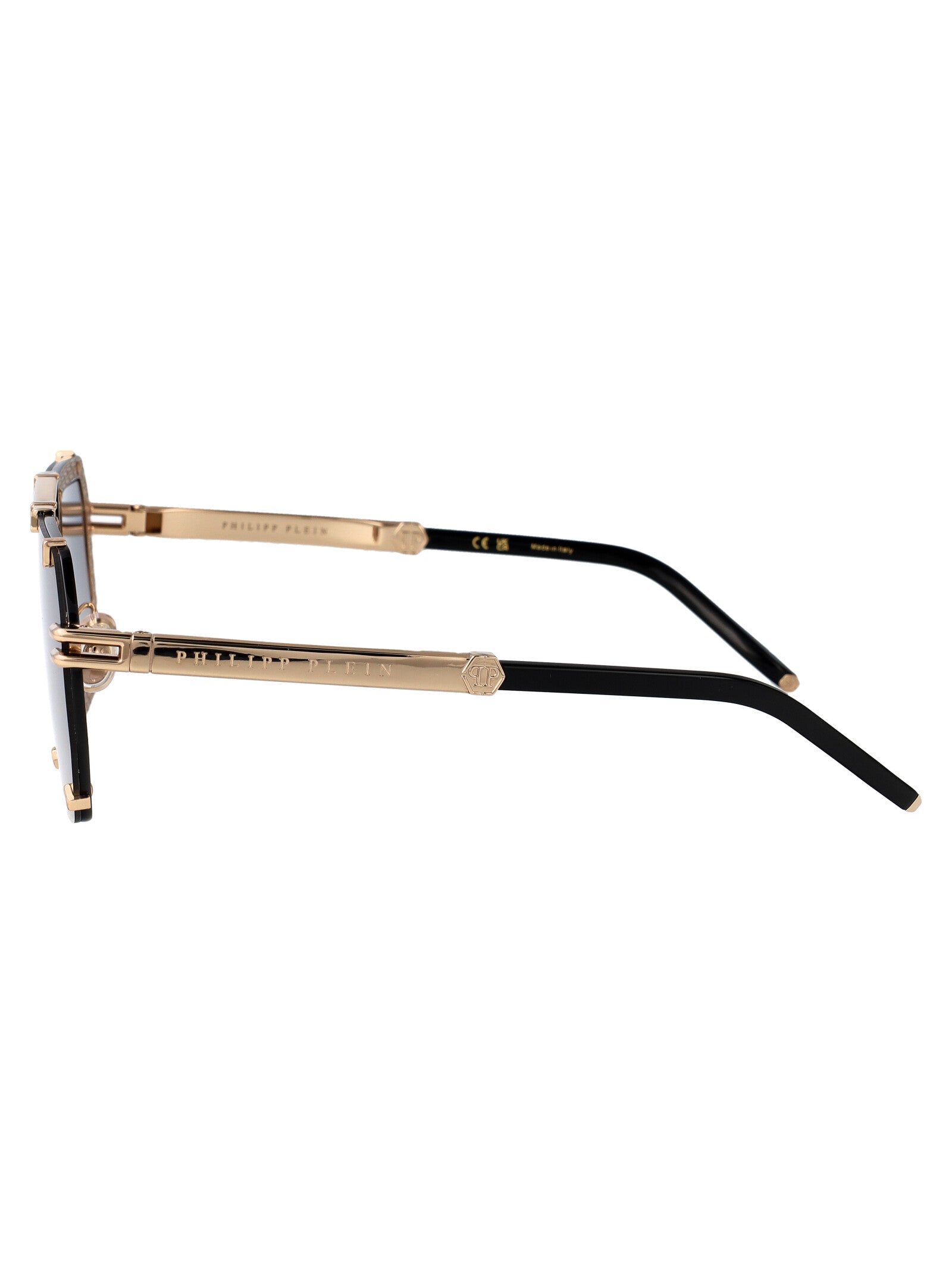 Spp131 0301 Gold Brown Metal Sunglasses