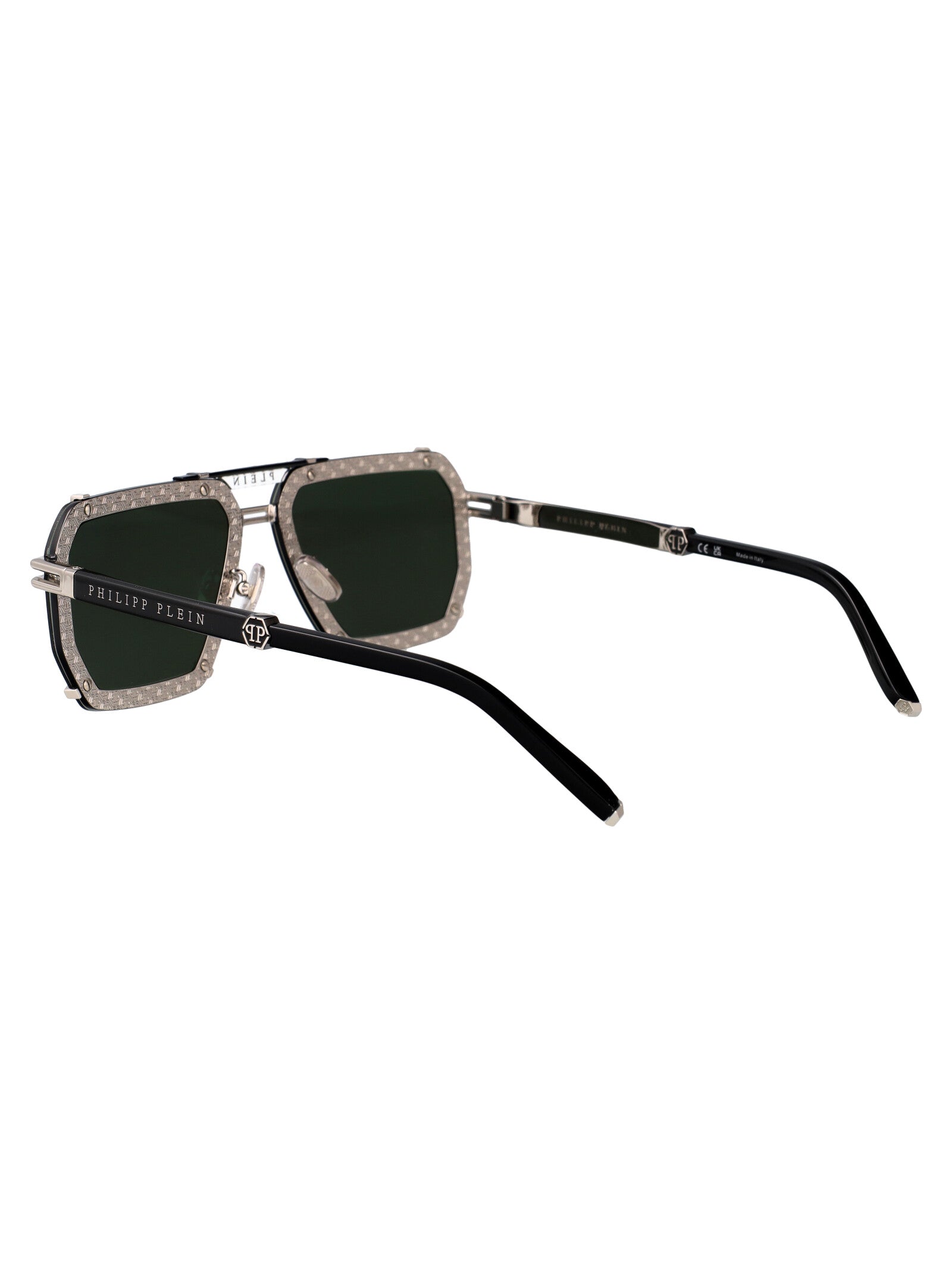 Plein Legacy Gold Brown Metal Sunglasses