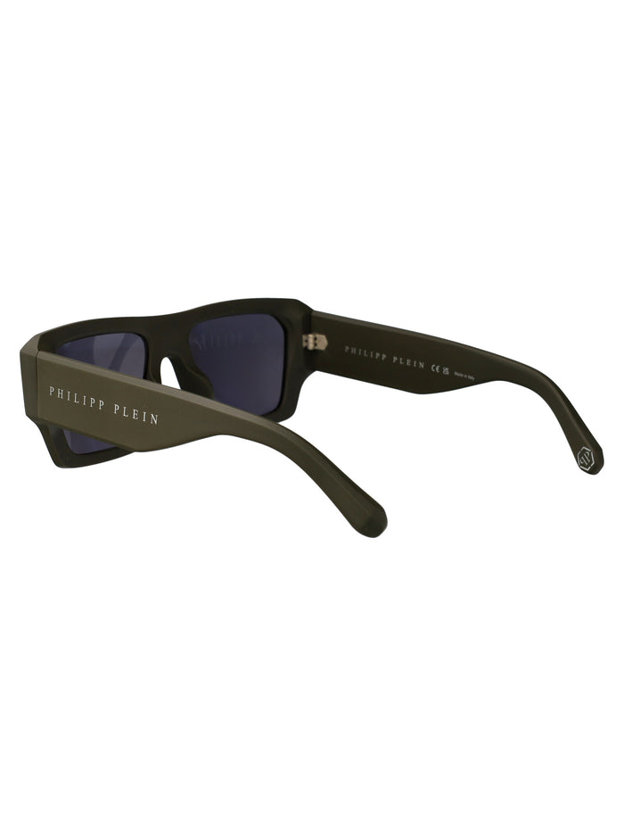 Spp144 Co2x Matte Green Acetate Sunglasses