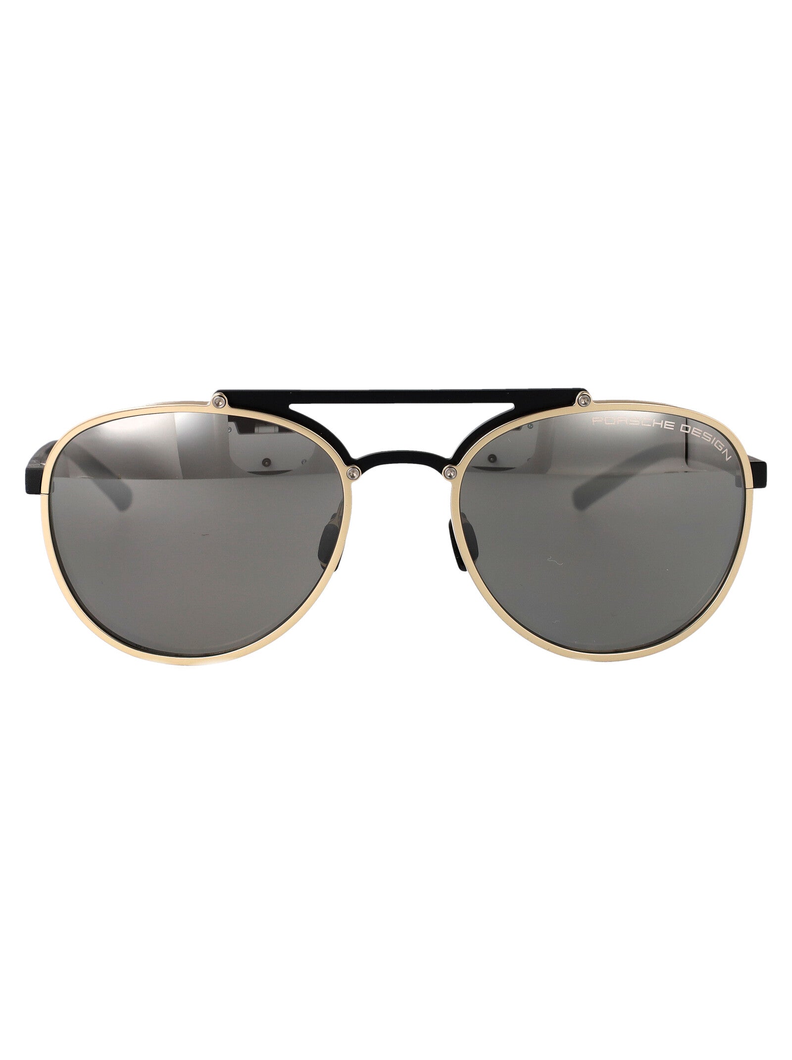 P8972 B175 Gold Black Titanium Sunglasses