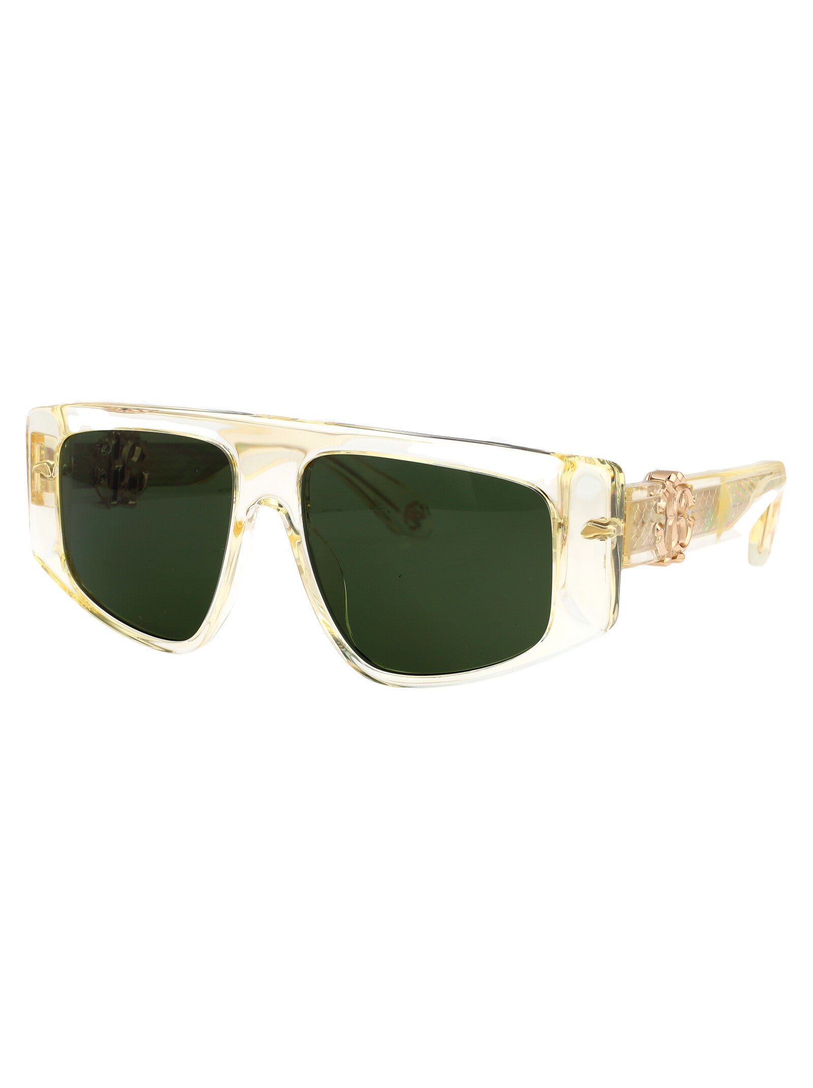 Src038m 0846 Giallo Soia Trasparente Acetate Sunglasses
