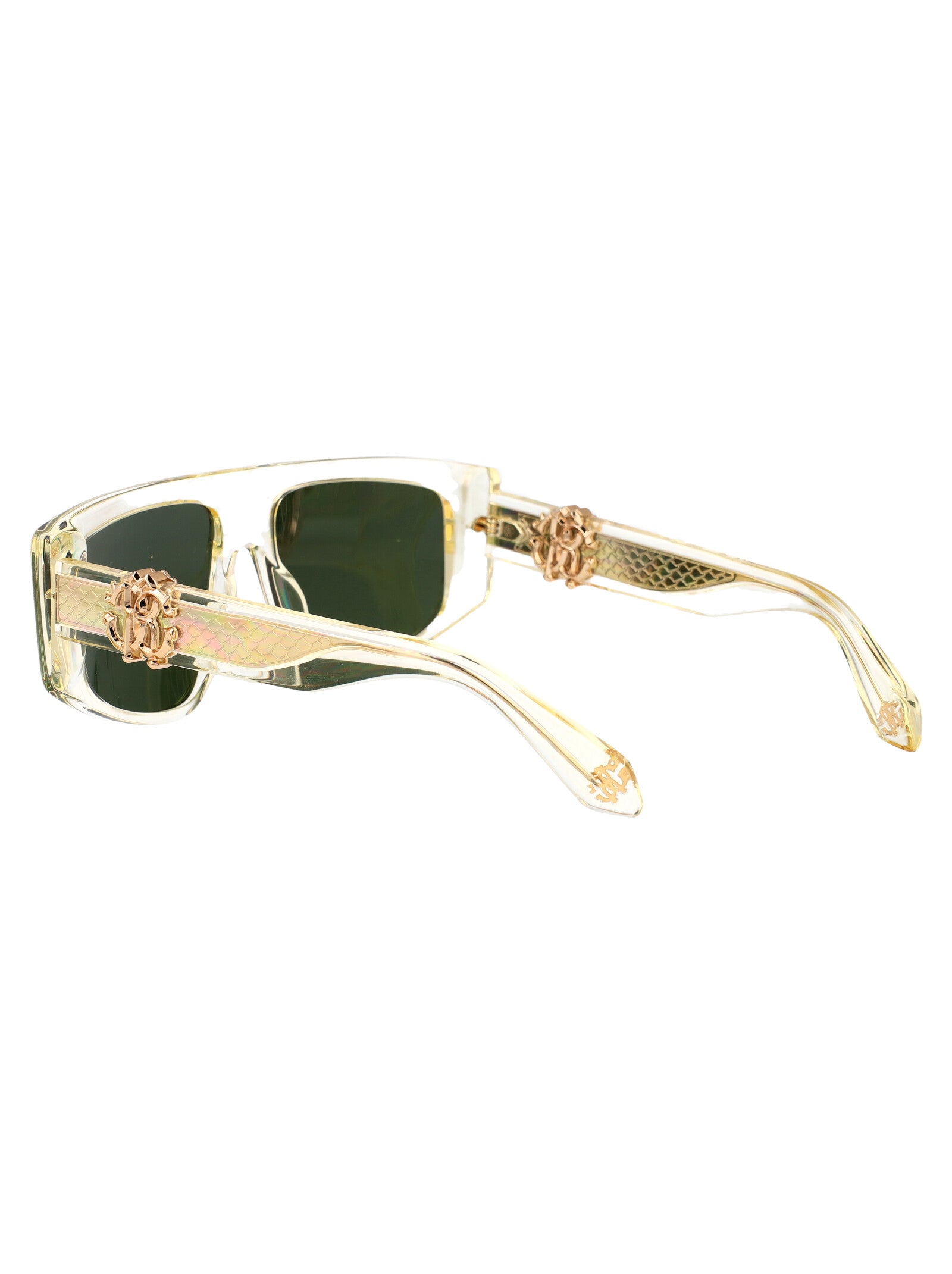 Src038m 0846 Giallo Soia Trasparente Acetate Sunglasses