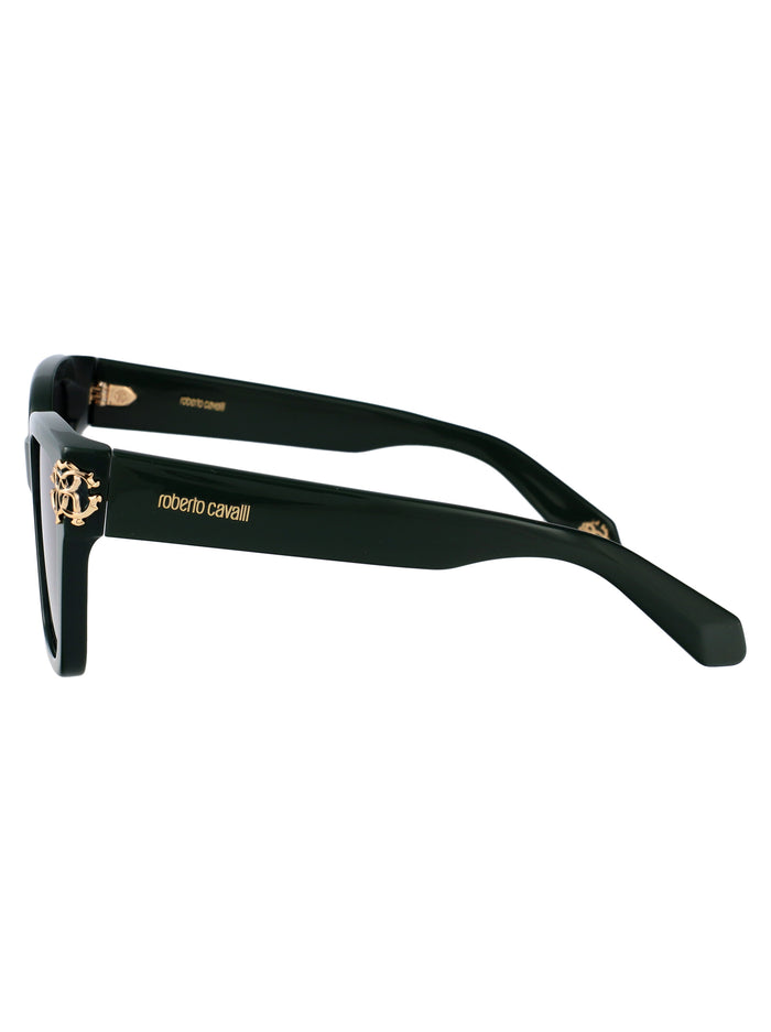 Src066m 0d80 Verde Pieno Lucido Acetate Sunglasses