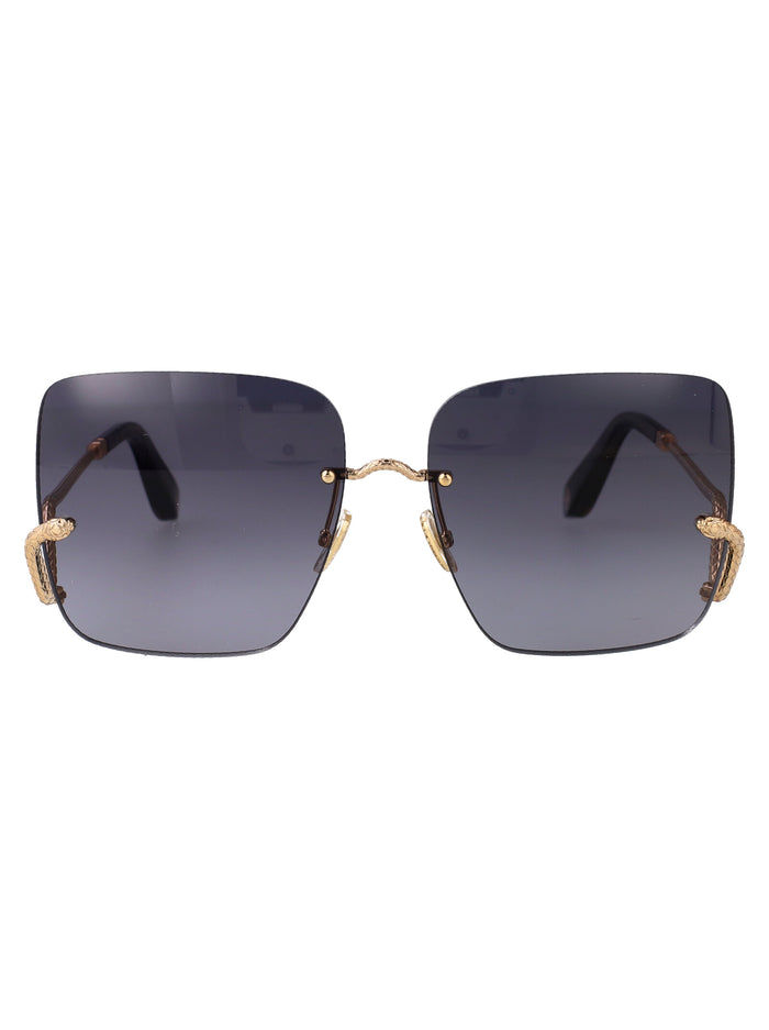 Src061 0300 Oro Rose' Lucido Totale Metal Sunglasses