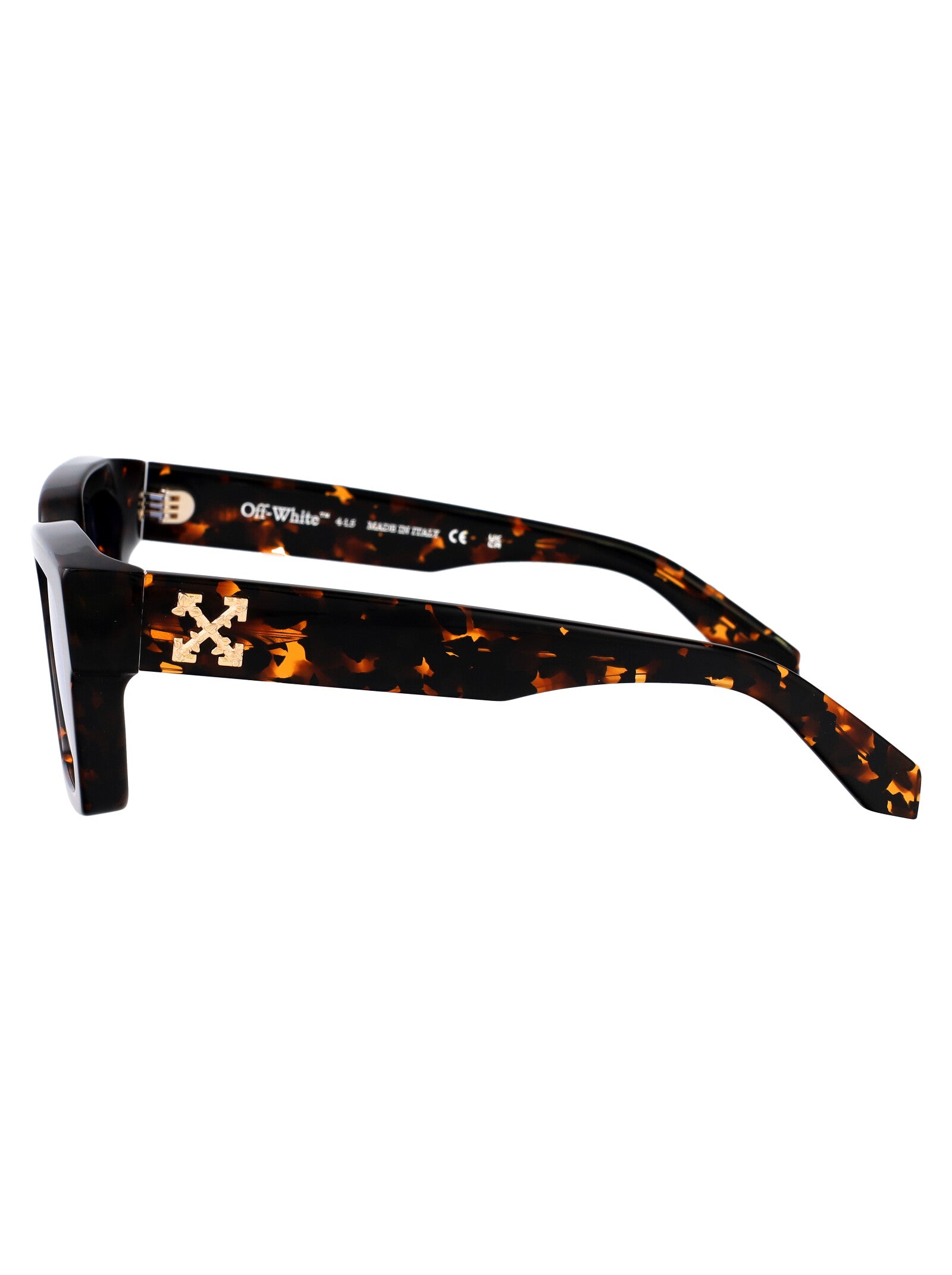 Virgil L White Dark Grey Acetate Sunglasses