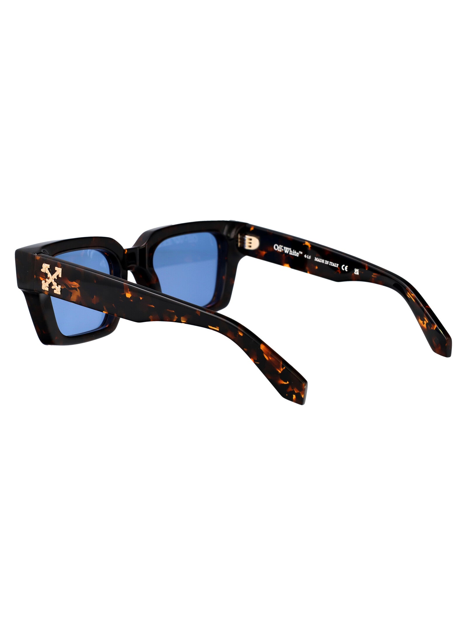 Virgil L White Dark Grey Acetate Sunglasses