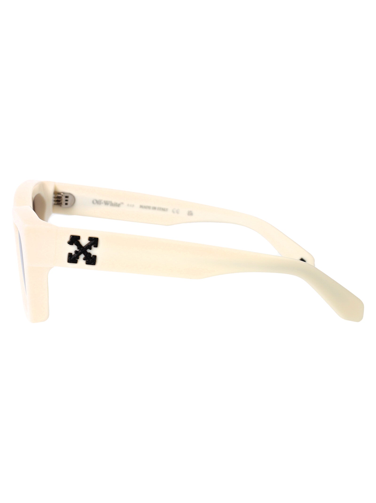 Virgil L White Dark Grey Acetate Sunglasses