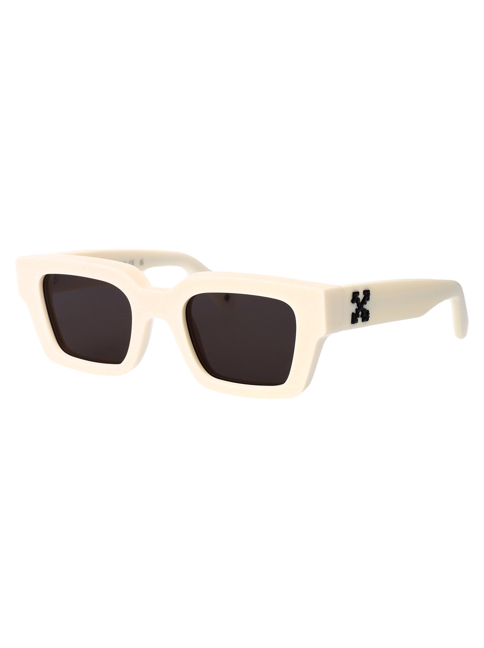 Virgil M White Dark Grey Acetate Sunglasses