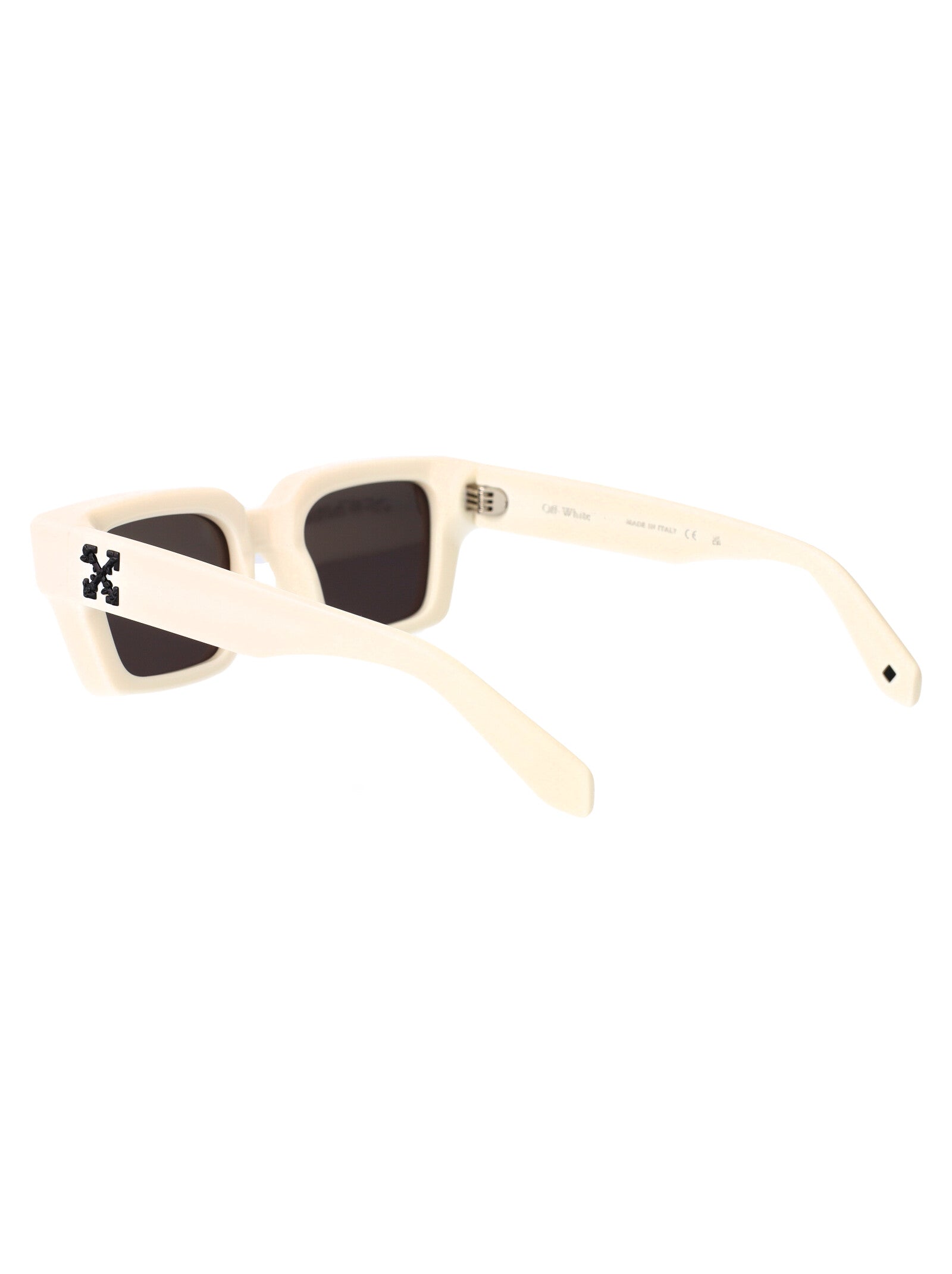 Oeri008c99pla0040107 M 0107 White Dark Grey Acetate Sunglasses