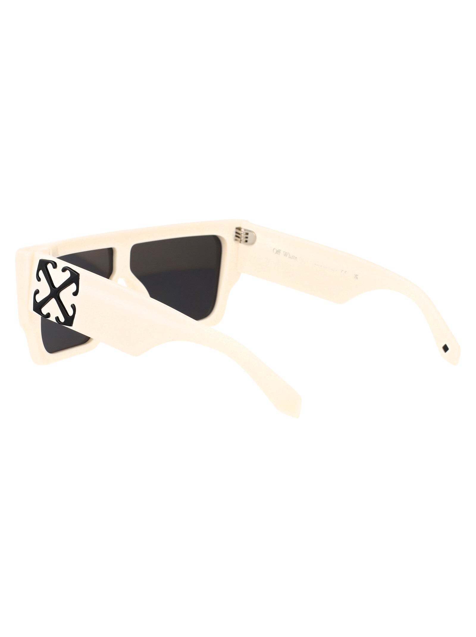 MARION White Dark Grey Acetate Sunglasses