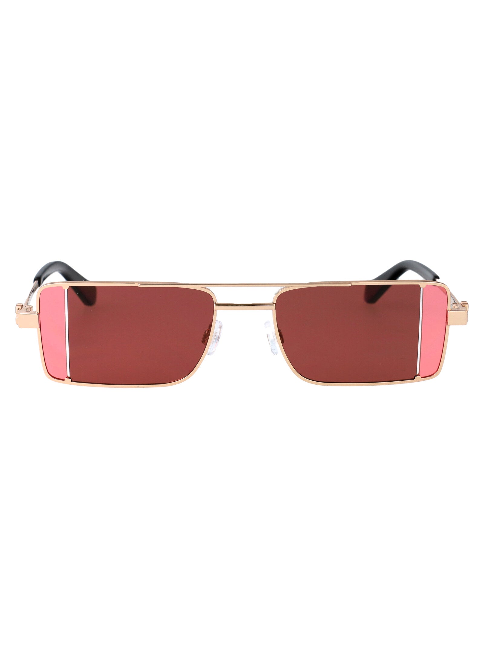 Cortez Gold Burgundy Acetate + Metal Sunglasses