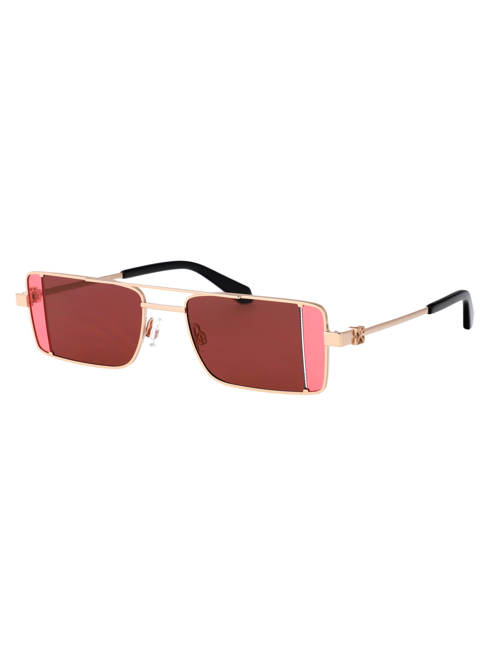 Cortez Gold Burgundy Acetate + Metal Sunglasses