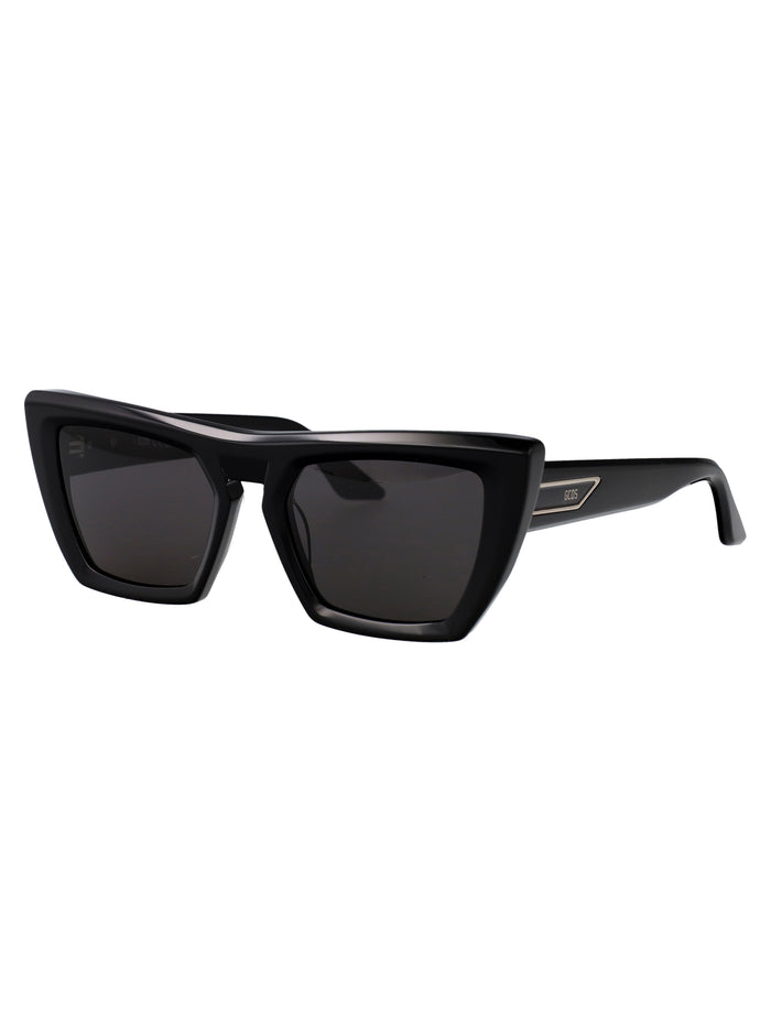 Gd0065 Nero Lucido / Fumo Acetate Sunglasses