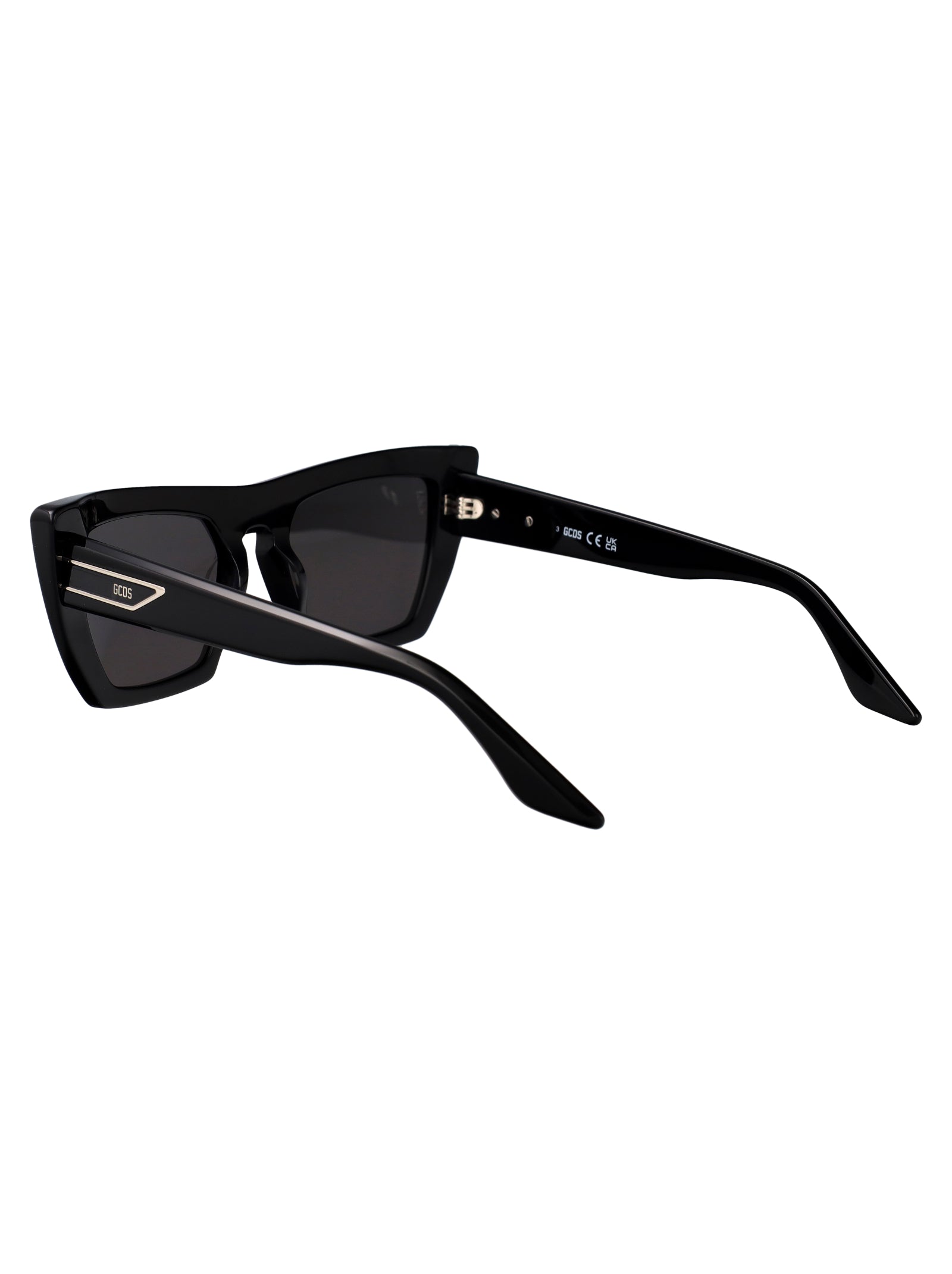 Gd0065 Nero Lucido / Fumo Acetate Sunglasses