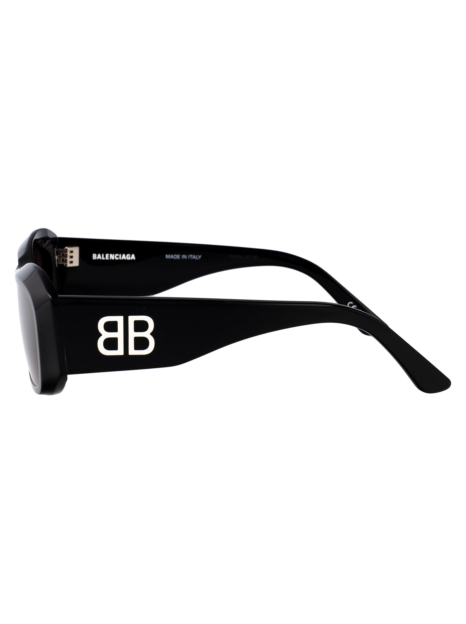 Bb0397sa 001 Black-black-grey Acetate Sunglasses