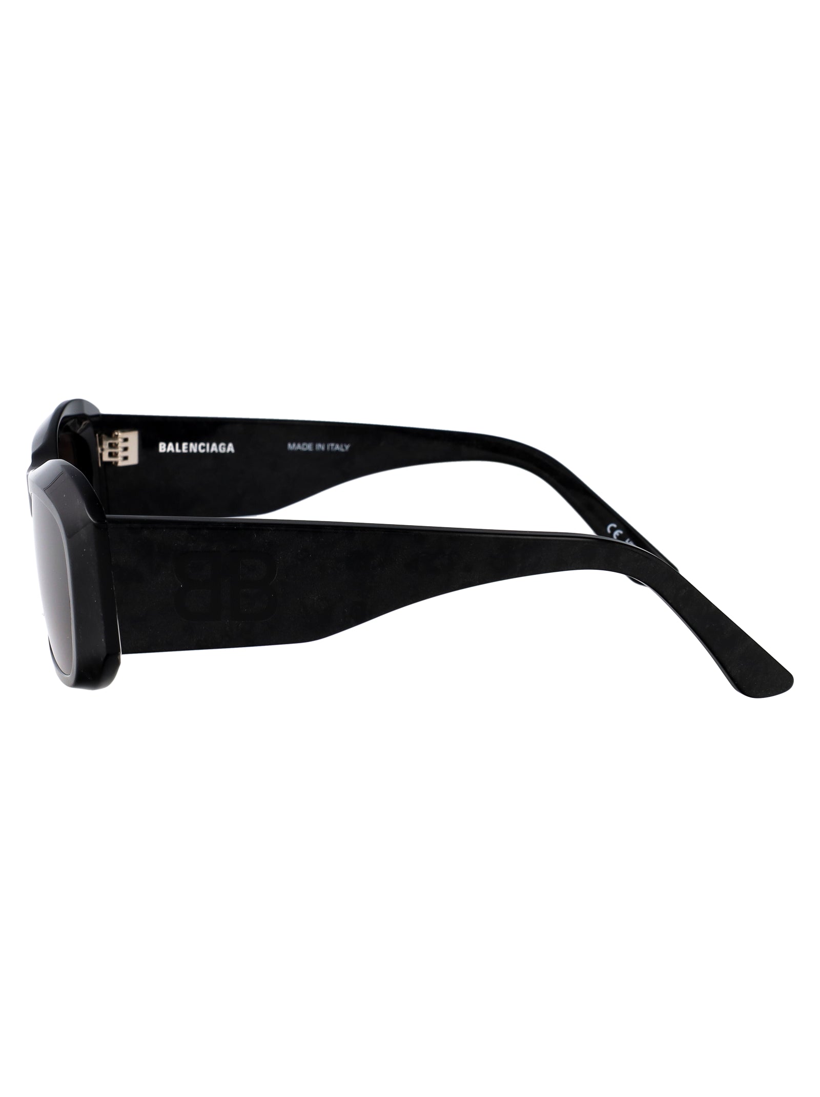 Bb0397sa 003 Black-black-grey Acetate Sunglasses