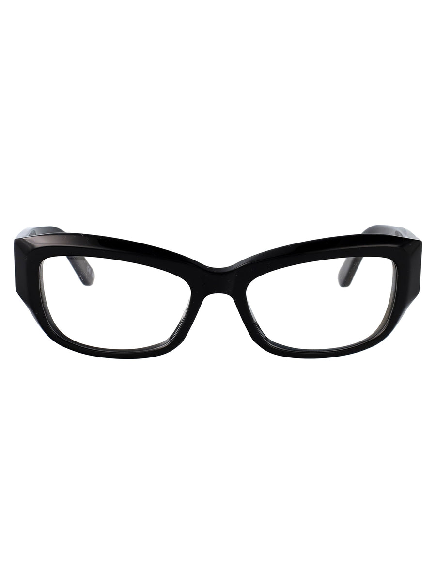 Sunglasses Black-Black-Transparent Acetate Black/black/transparent Glasses & Frames