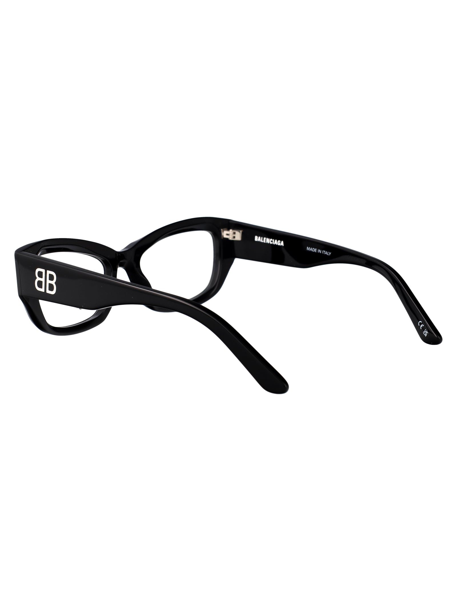 Bb0399o 001 Black-black-transparent Acetate Optical
