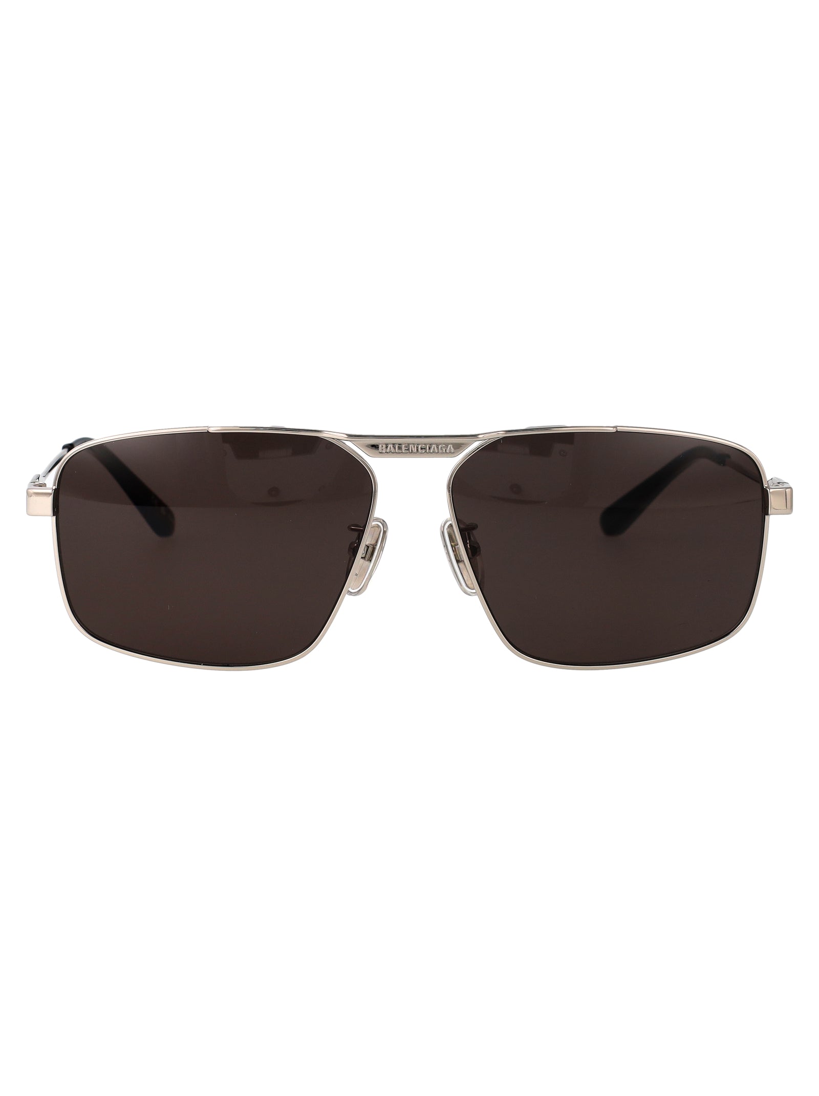 Bb0418sk 002 Silver-silver-grey Metal Sunglasses