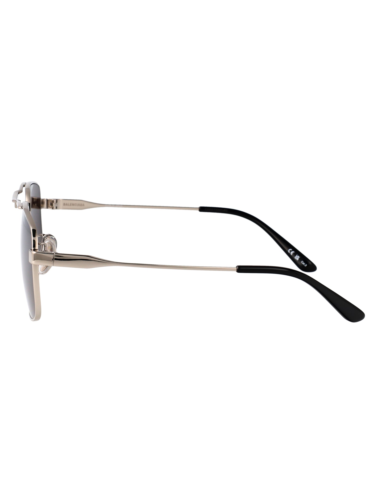 Bb0418sk 002 Silver-silver-grey Metal Sunglasses