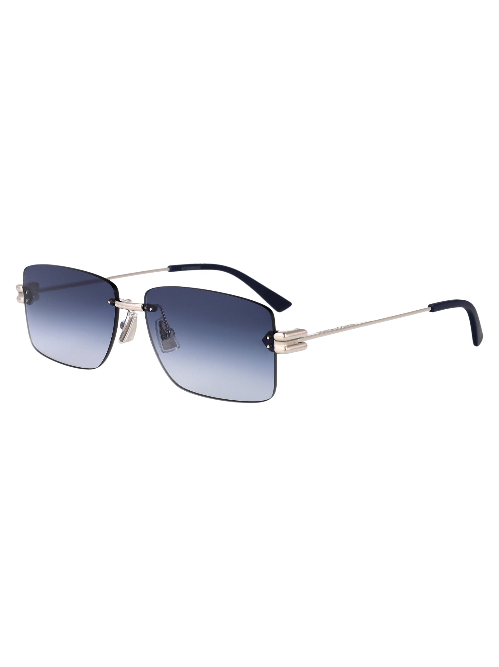 Bv1126s Silver-silver-blue Metal Sunglasses