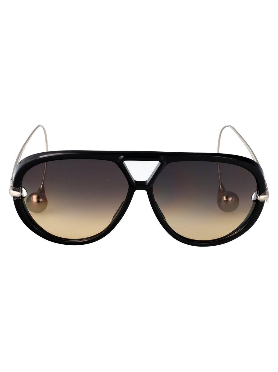 Sunglasses Bv1273s Black-Silver-Brown Black/silver/brown Metal