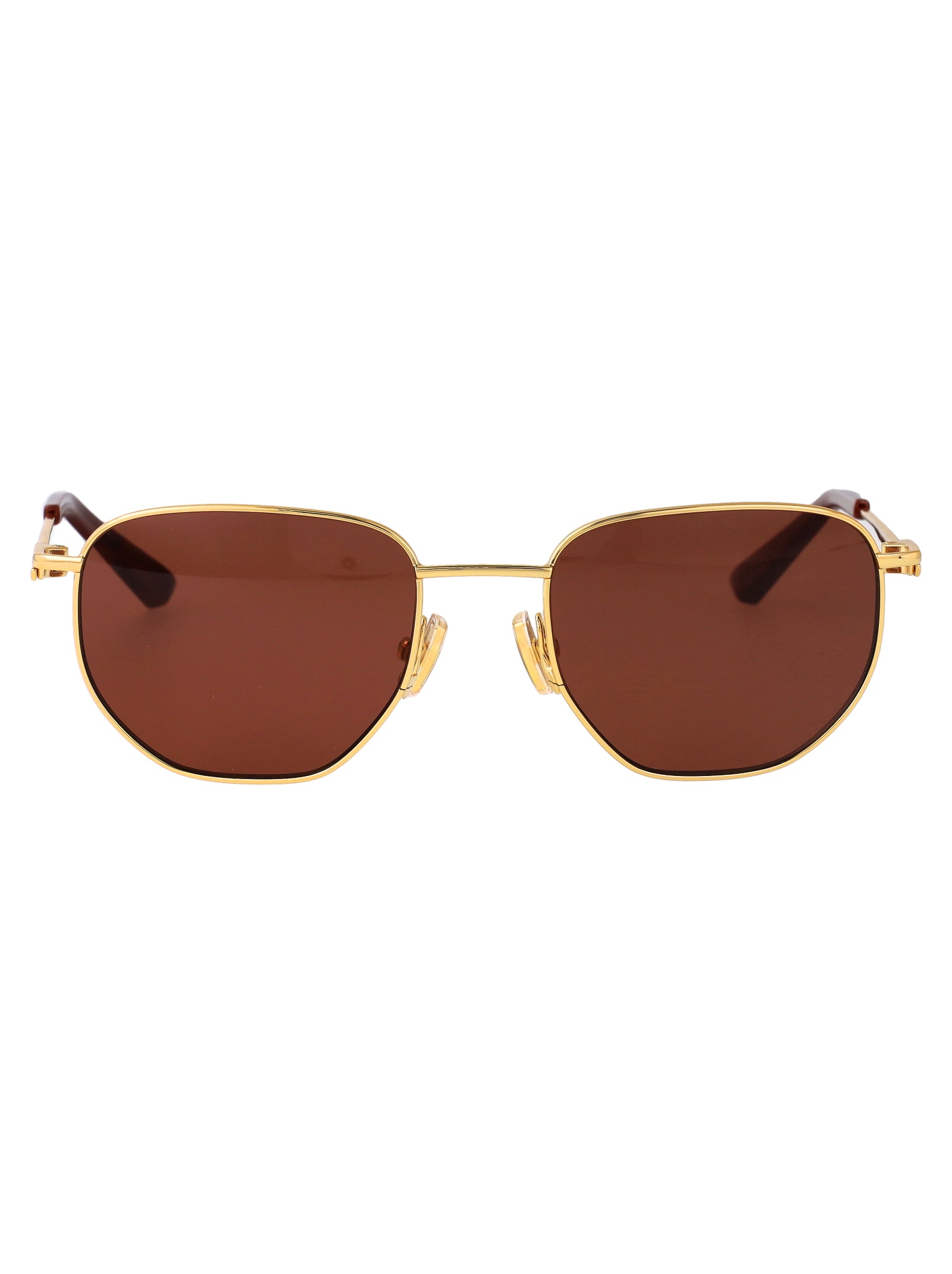 Bv1301s 001 Gold Grey Metal Sunglasses