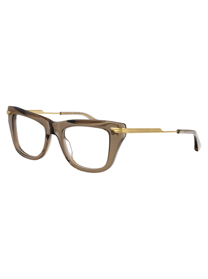 Bv1370o 003 Brown-gold-transparent Acetate Optical