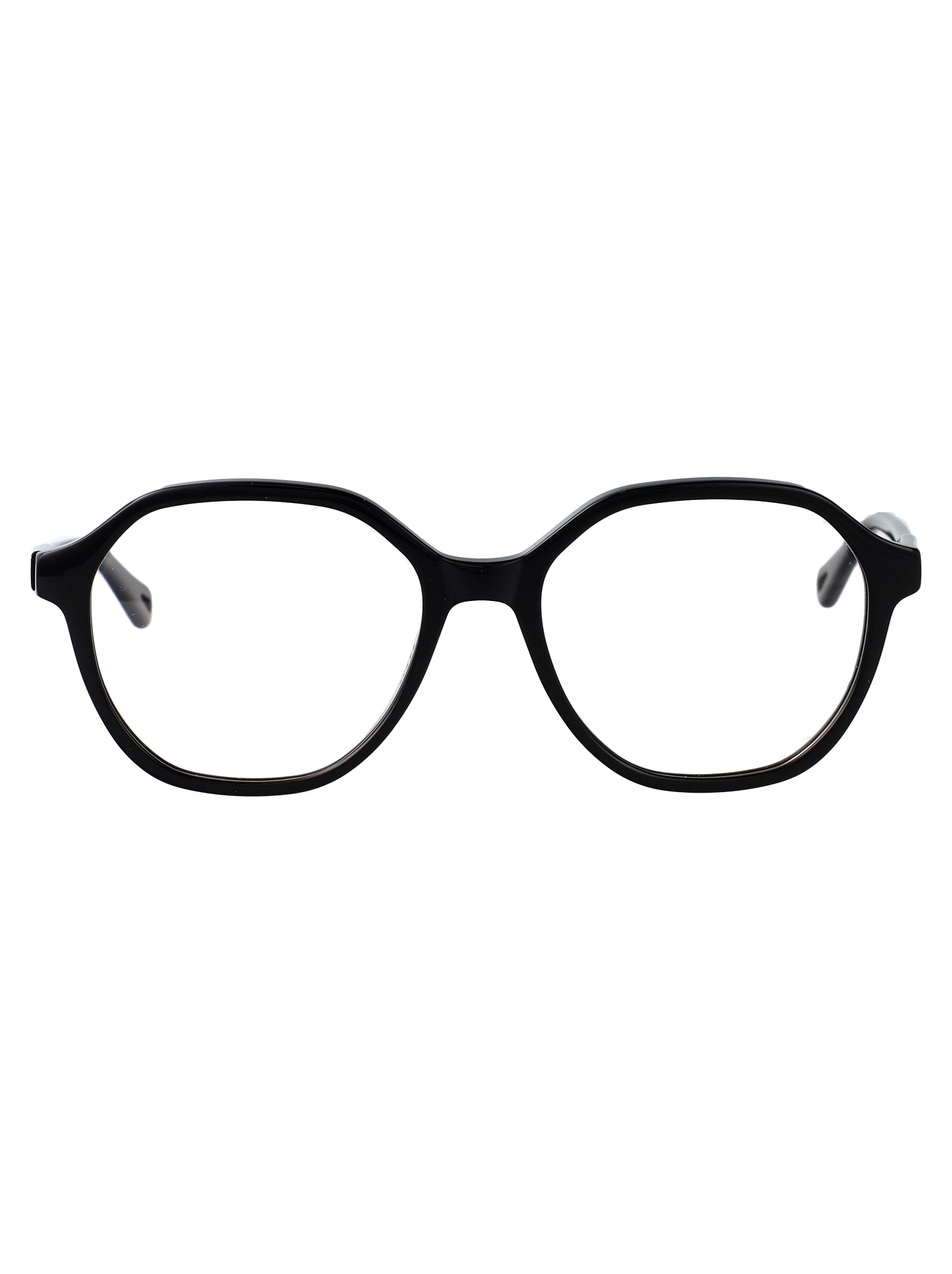 Ch0312o 001 Black-black-transparent Acetate Optical