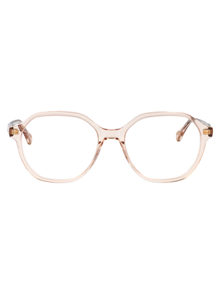 Ch0312o Pink-pink-transparent Acetate Optical