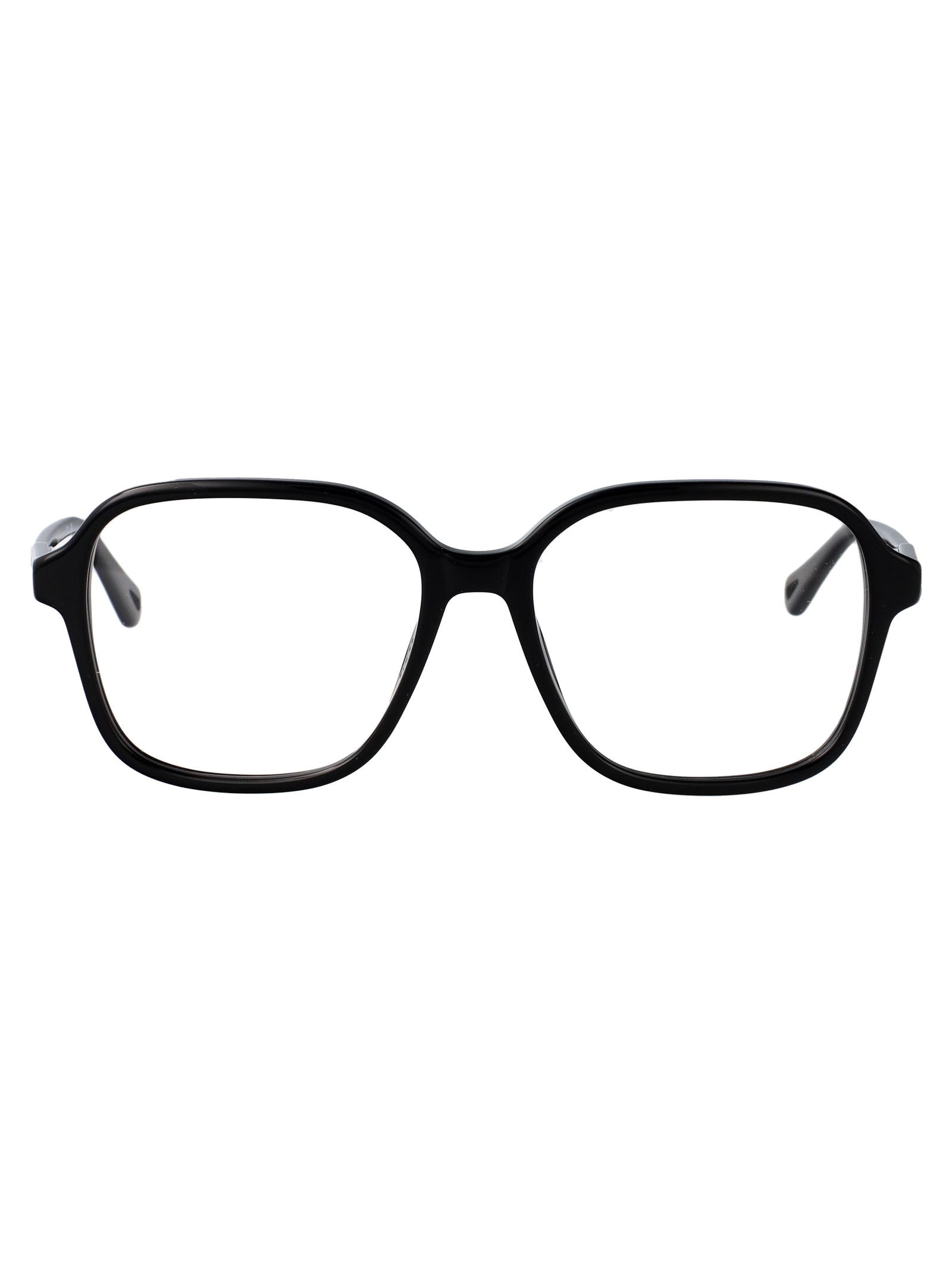 Ch0313o Black-black-transparent Acetate Optical