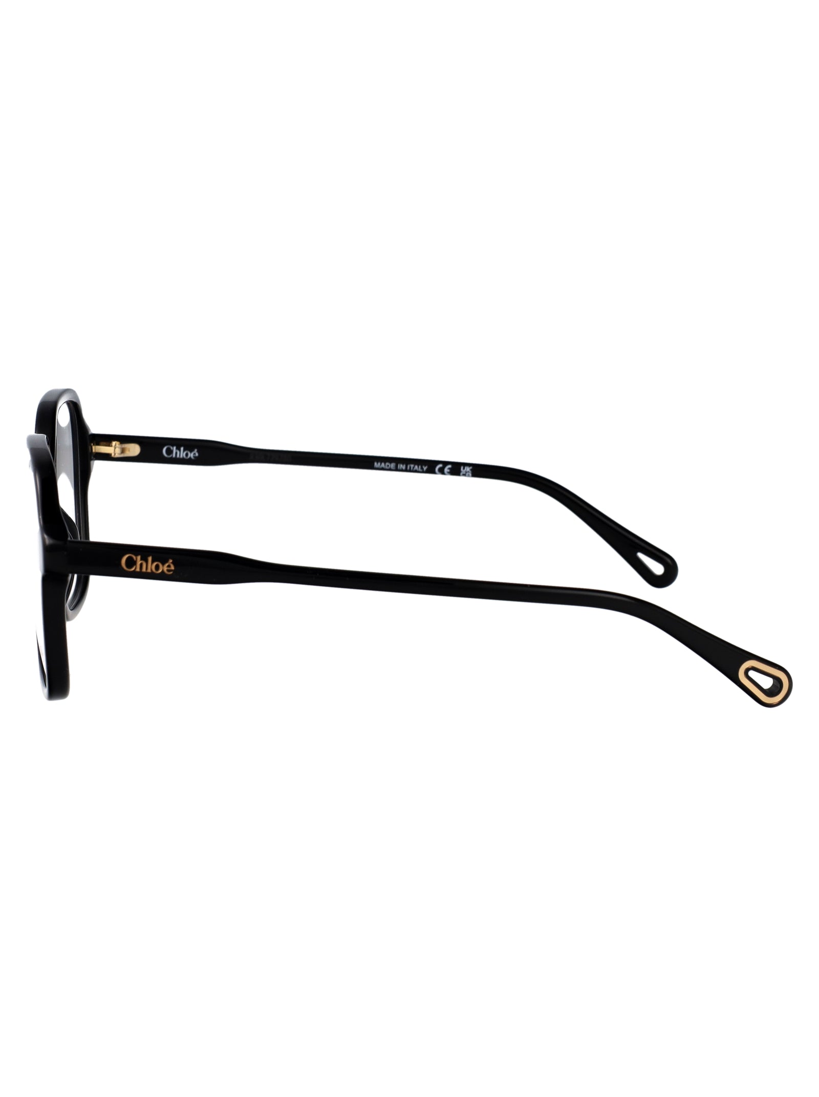 Ch0313o Black-black-transparent Acetate Optical