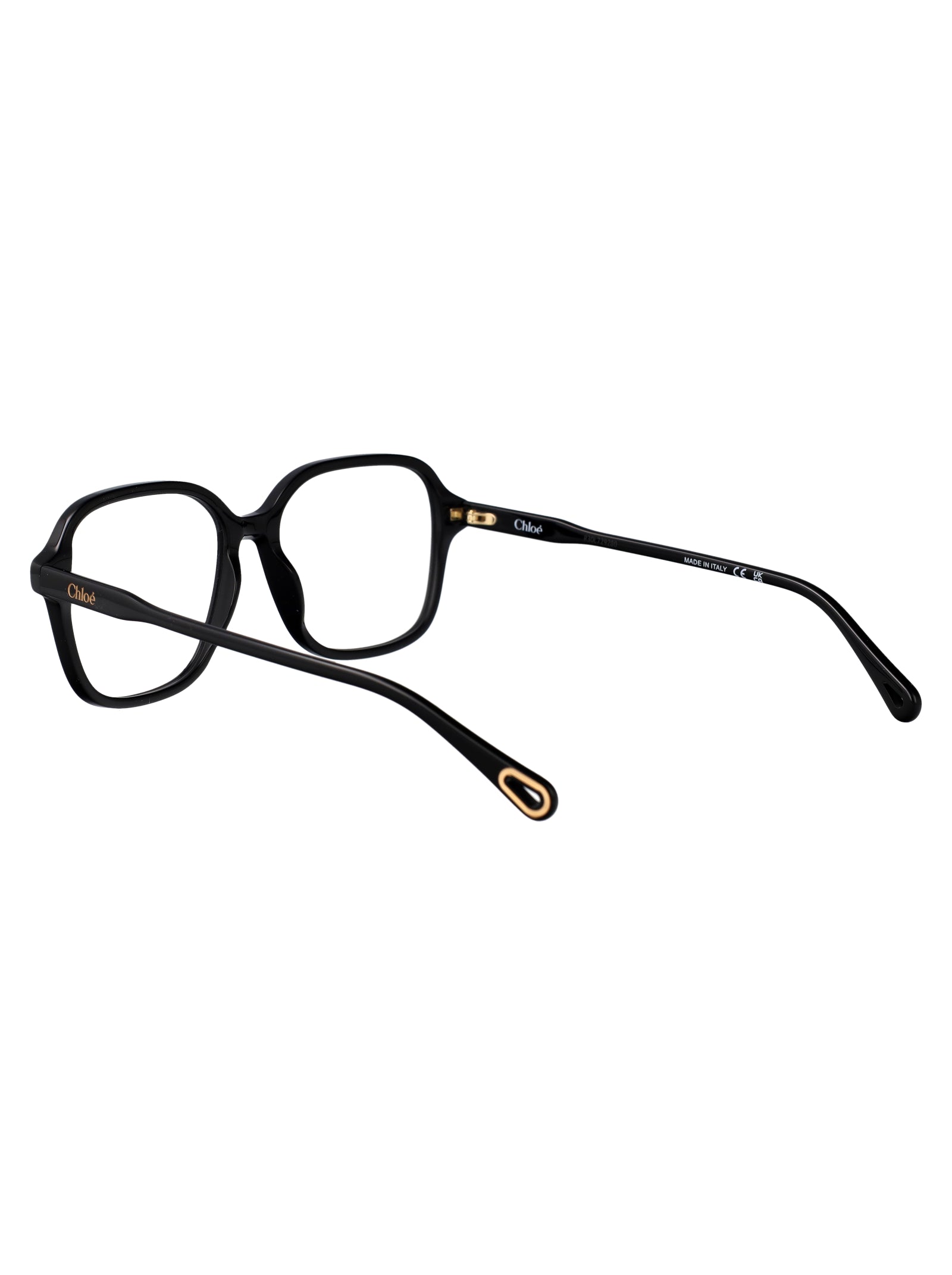 Ch0313o Black-black-transparent Acetate Optical