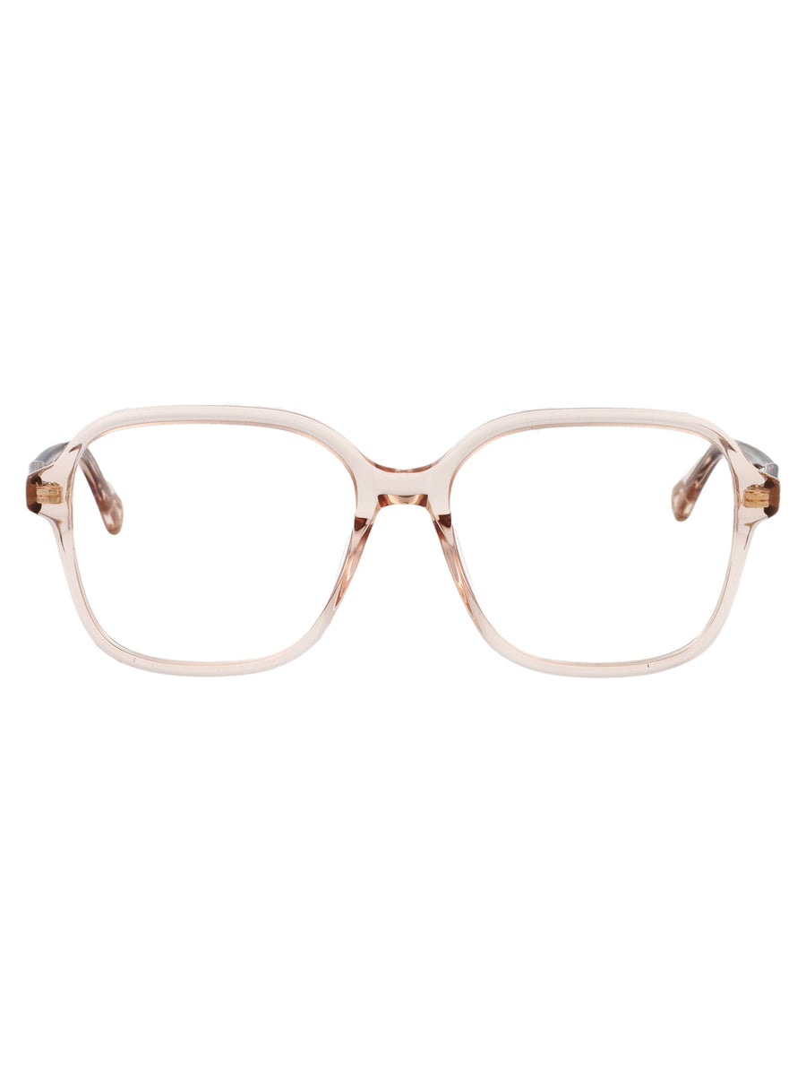 Sunglasses Pink Transparent Acetate Pink/pink/transparent Glasses & Frames