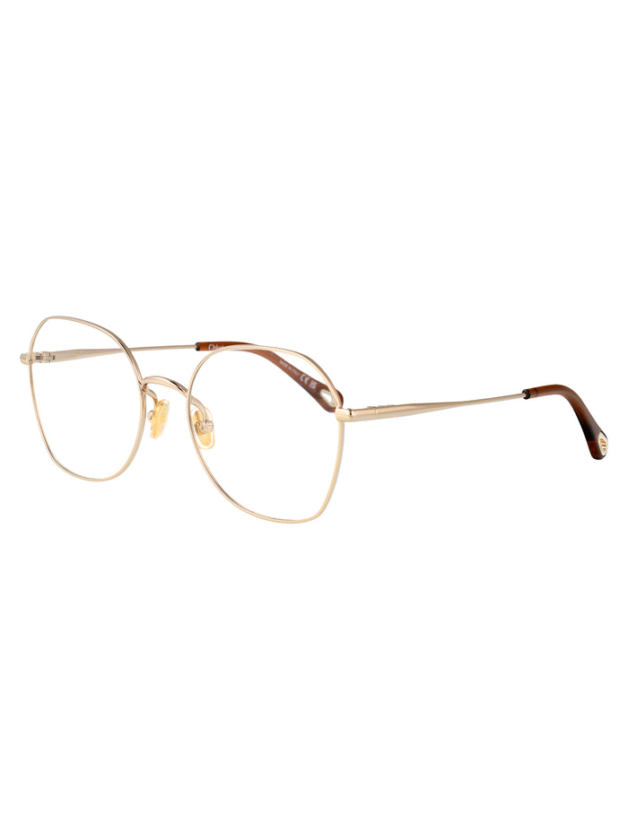 Ch0320o 001 Gold-gold-transparent Metal Optical
