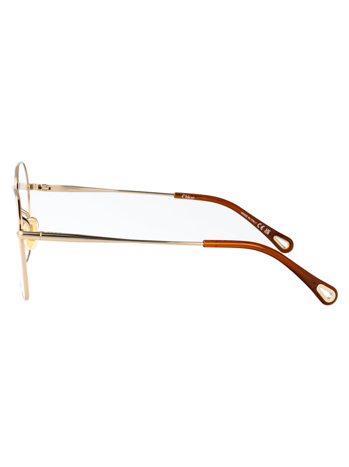 Ch0320o Gold-gold-transparent Metal Optical