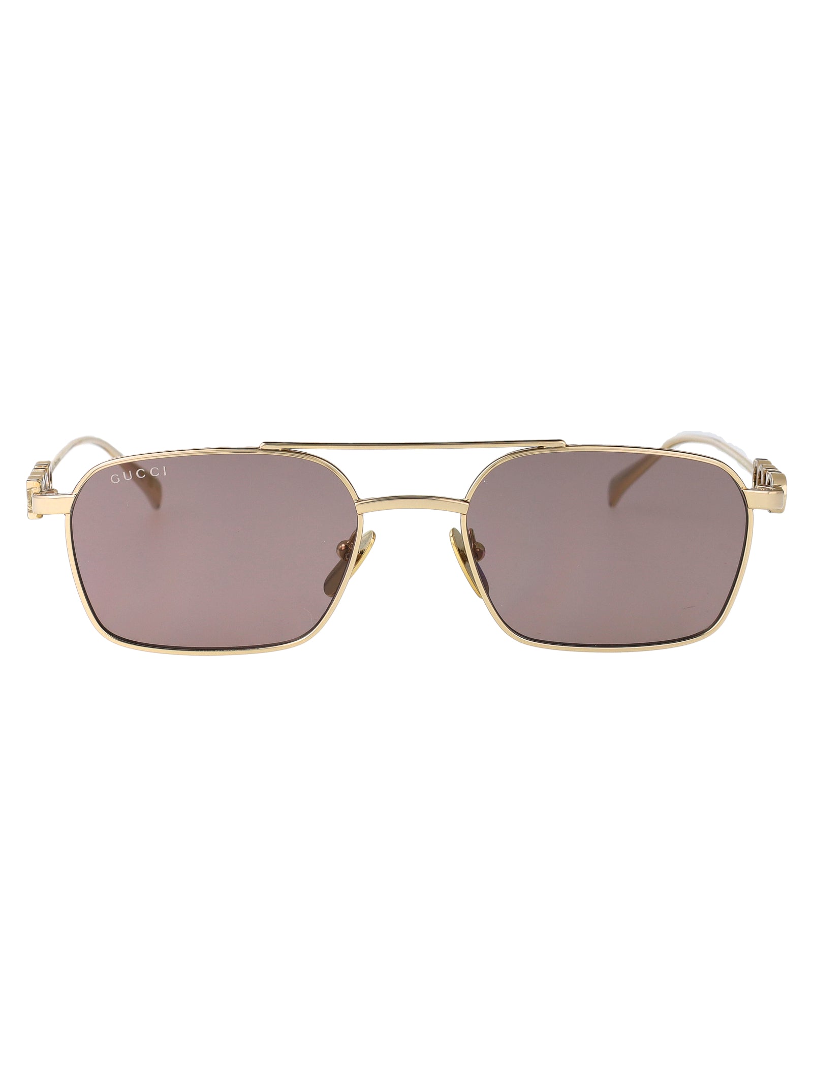 Gg1804s 003 Gold-gold-brown Metal Sunglasses