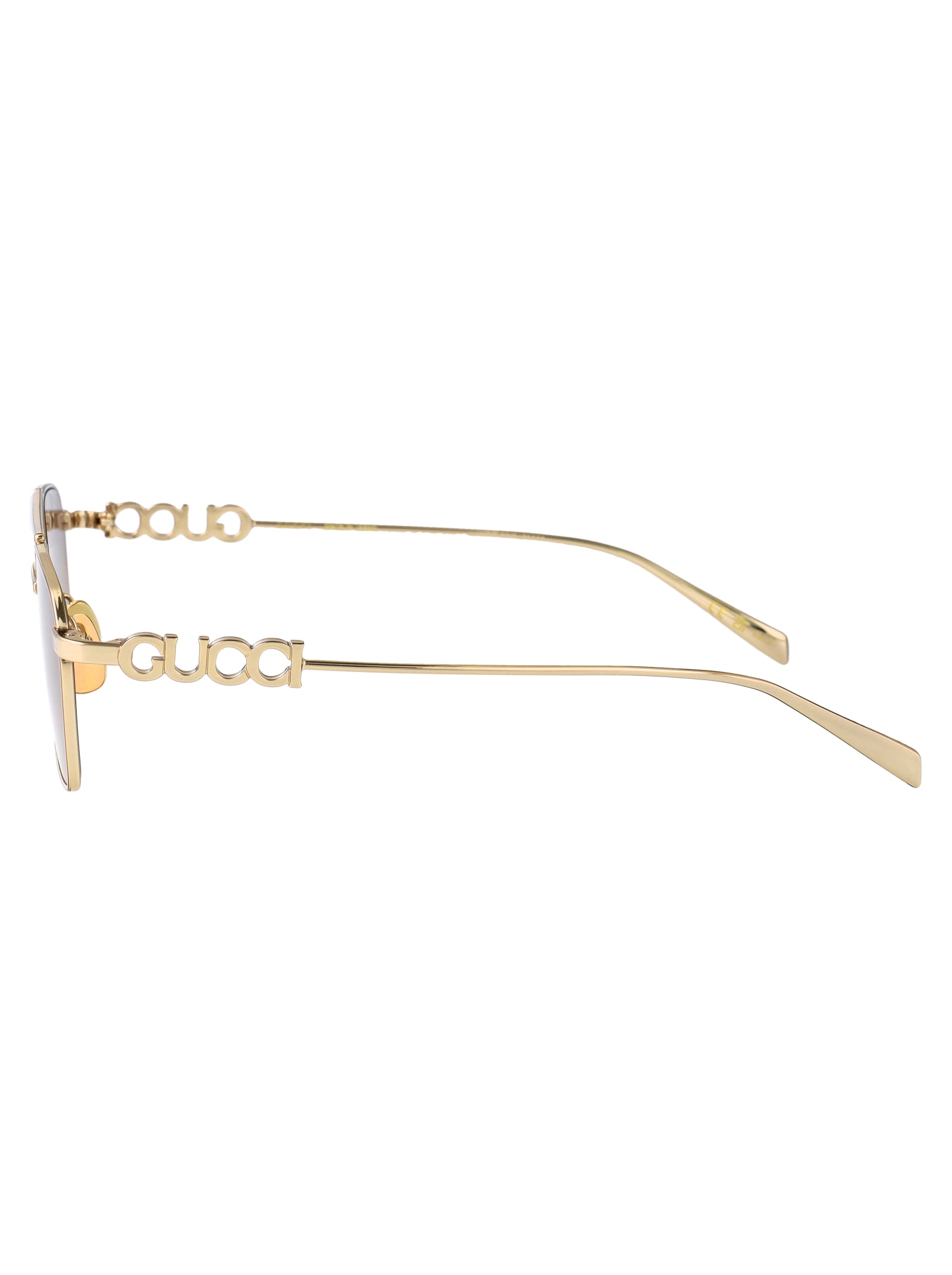 Gg1804s 003 Gold-gold-brown Metal Sunglasses