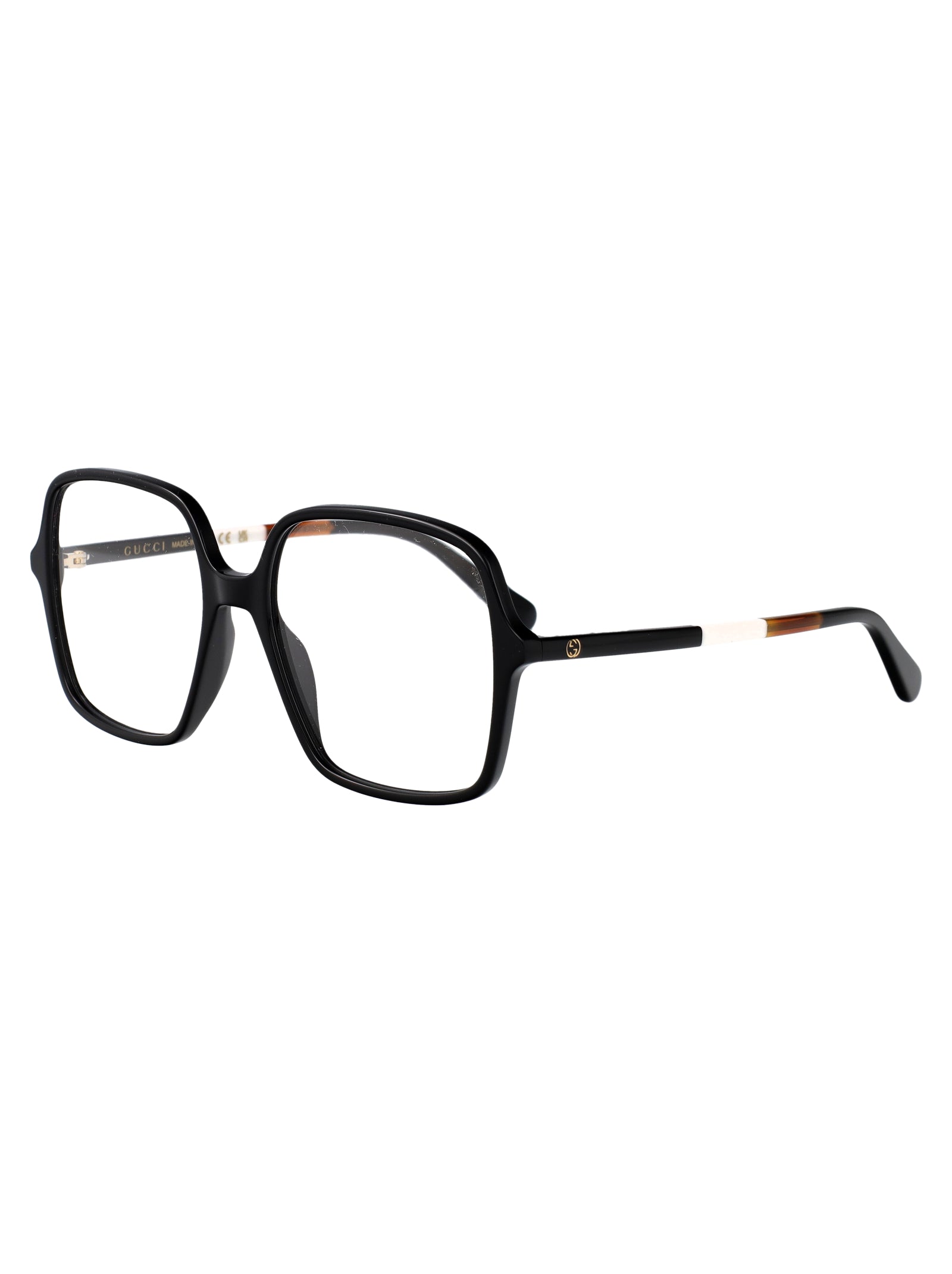 Gg1003o 010 Black-black-transparent Acetate Optical