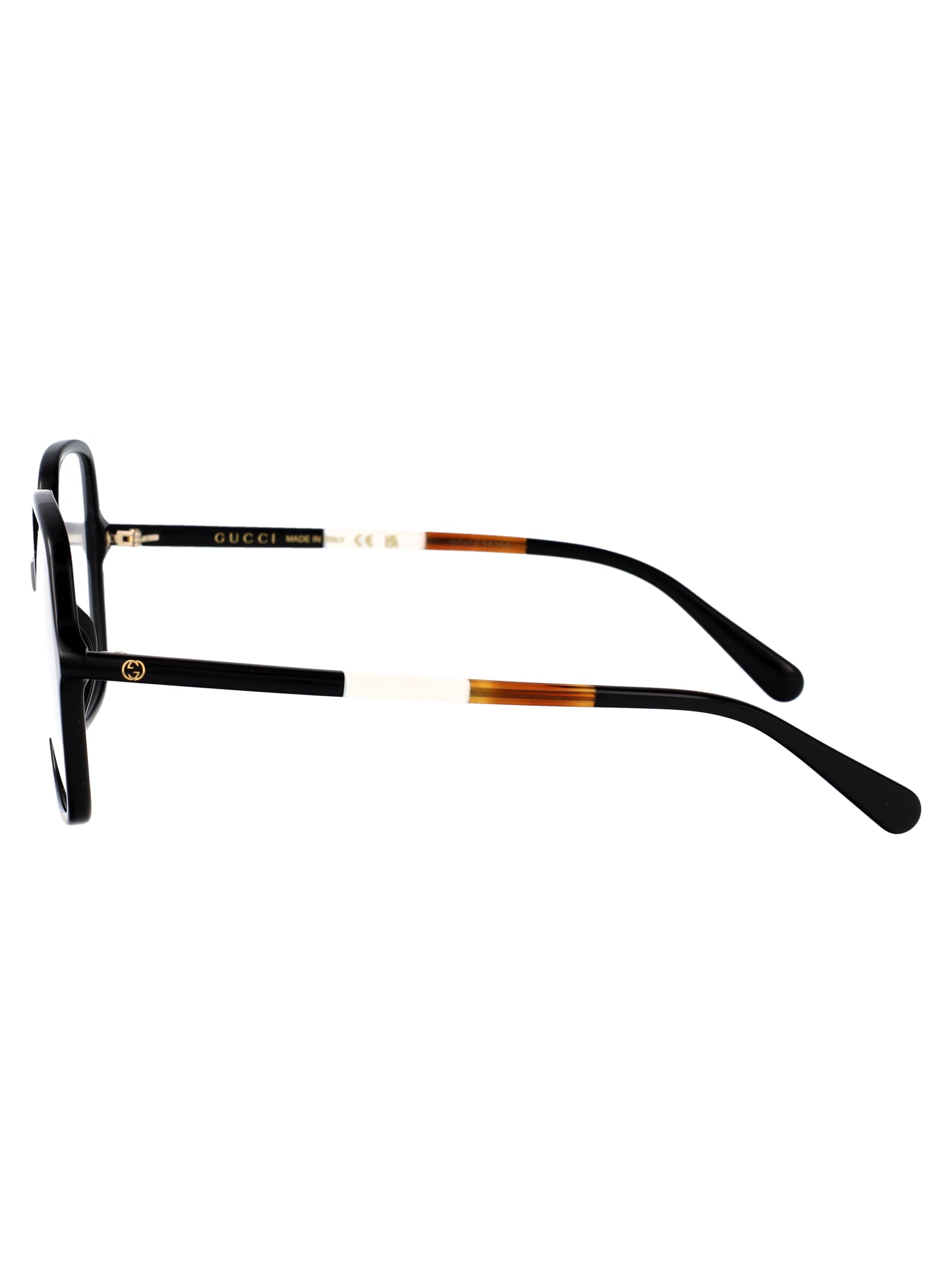 Gg1003o 010 Black-black-transparent Acetate Optical