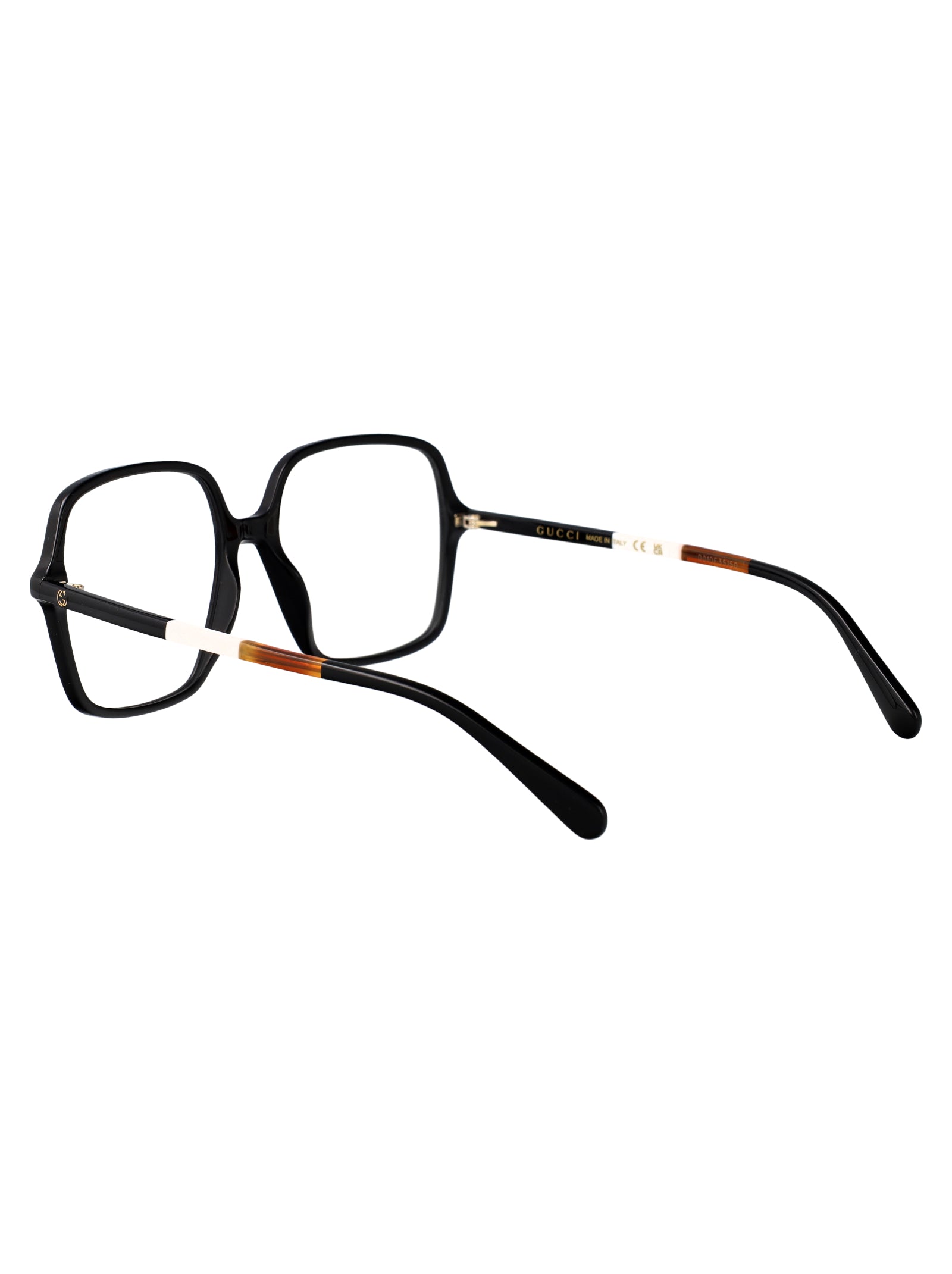 Gg1003o 010 Black-black-transparent Acetate Optical