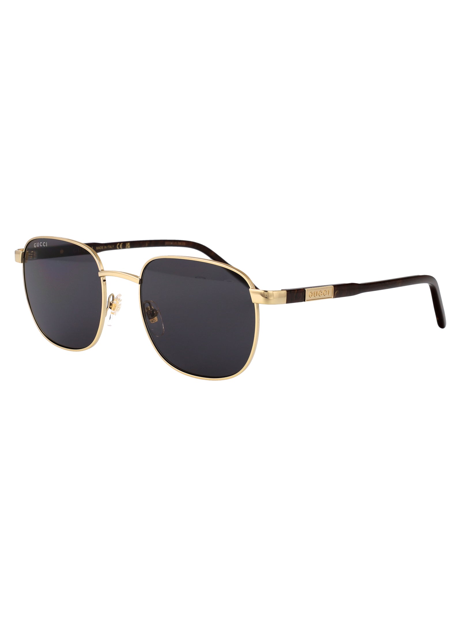 Gg1799s 003 Gold-brown-grey Metal Sunglasses
