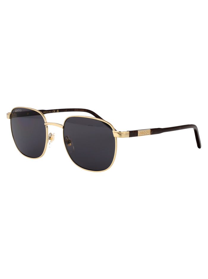 Gg1799s 003 Gold-brown-grey Metal Sunglasses