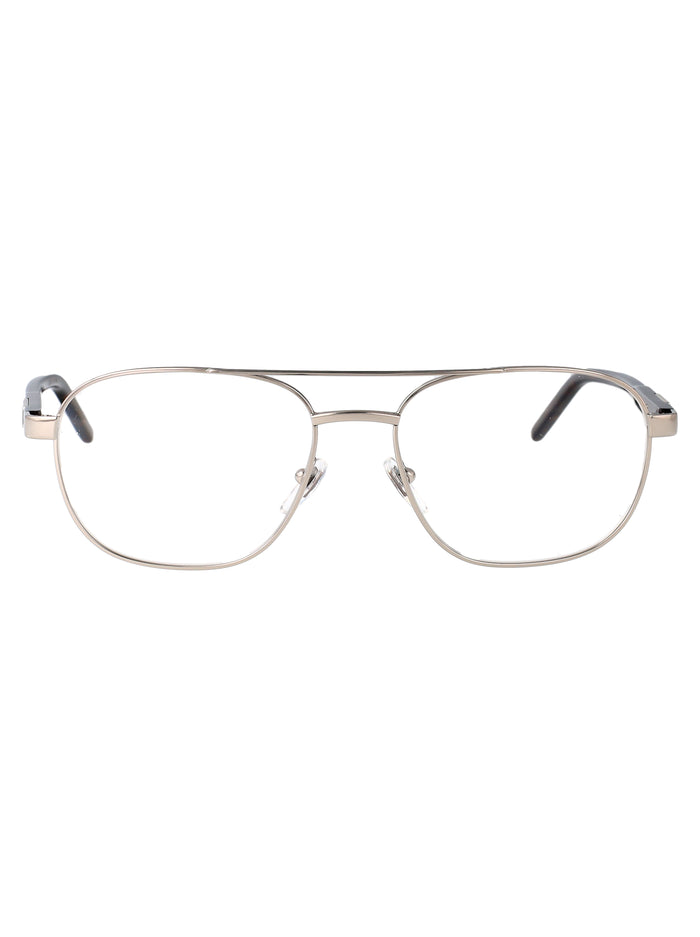 Gg1800o 002 Silver-havana-transparent Metal Optical
