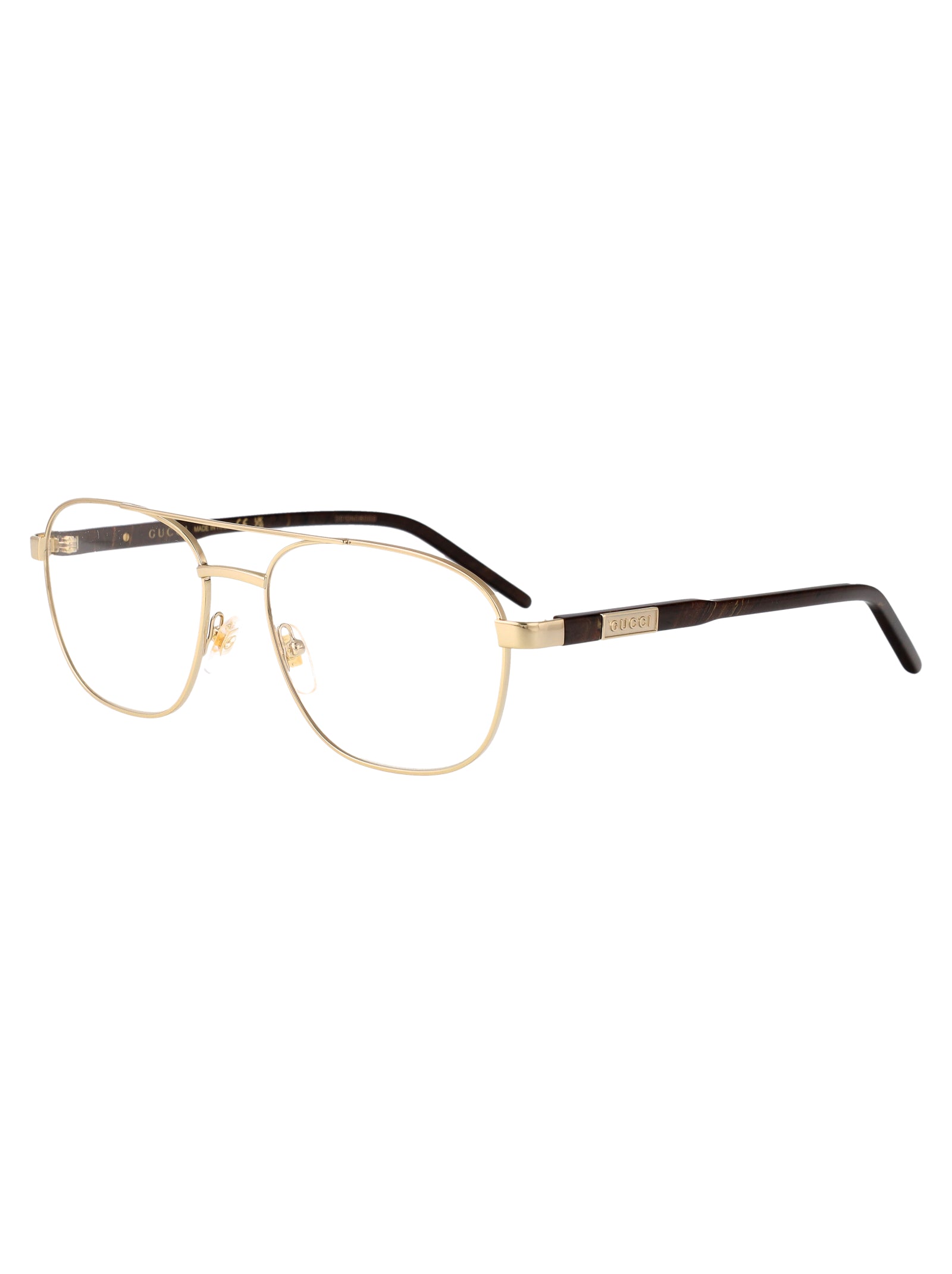 Gg1800o 003 Gold-brown-transparent Metal Optical