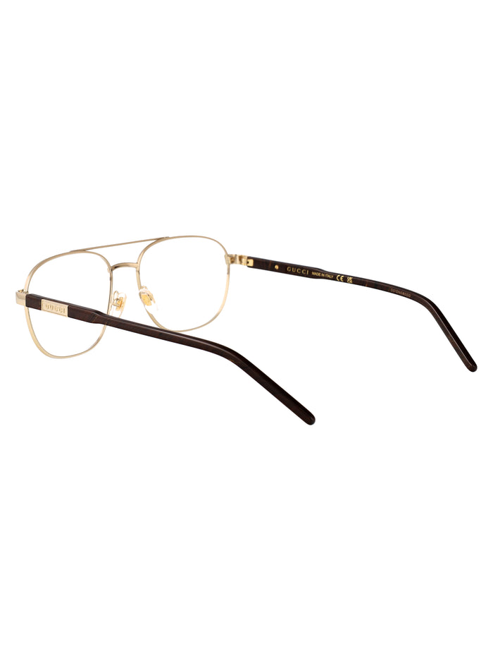 Gg1800o 003 Gold-brown-transparent Metal Optical
