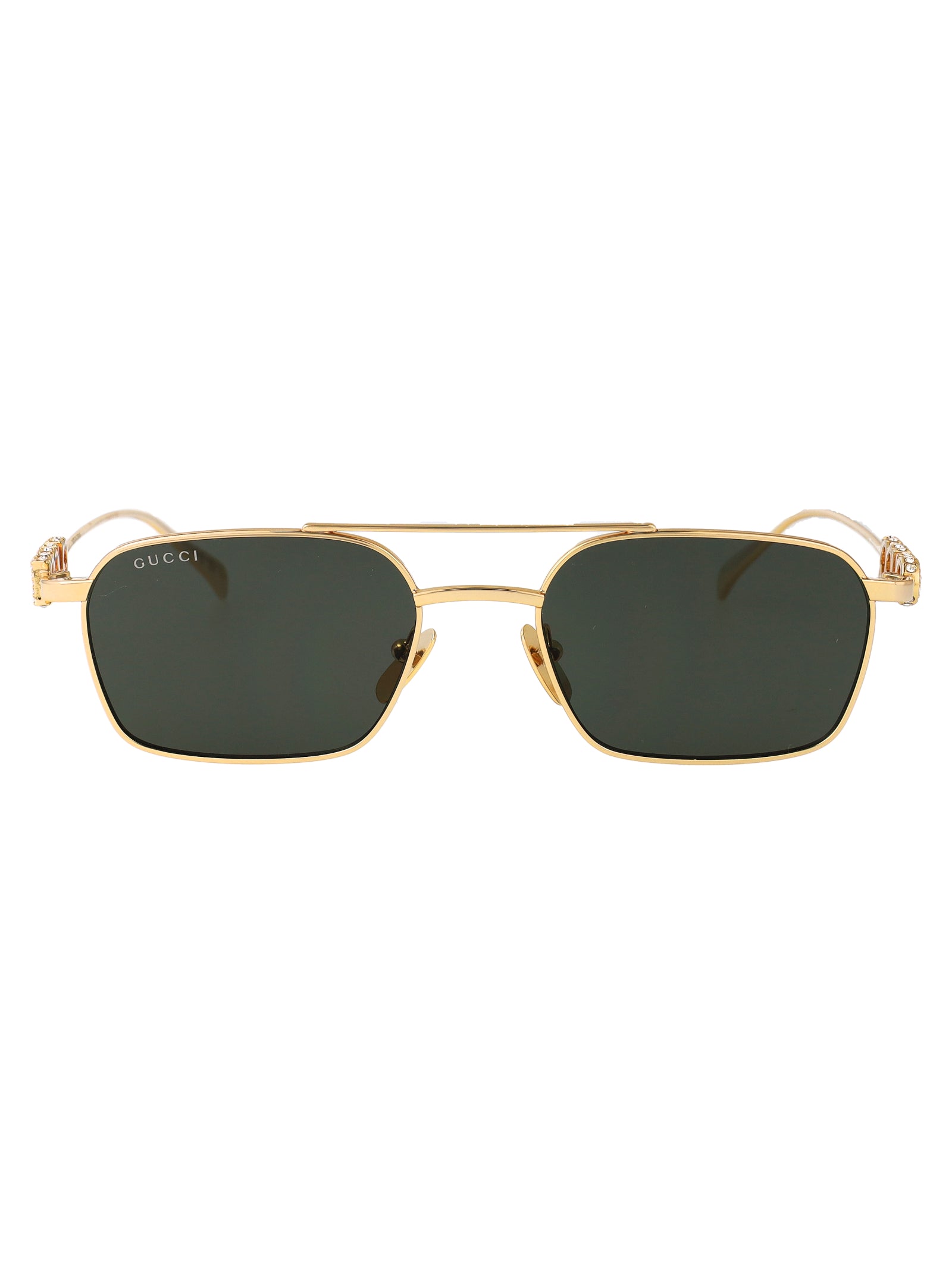 Gg1804s Gold-gold-grey Metal Sunglasses