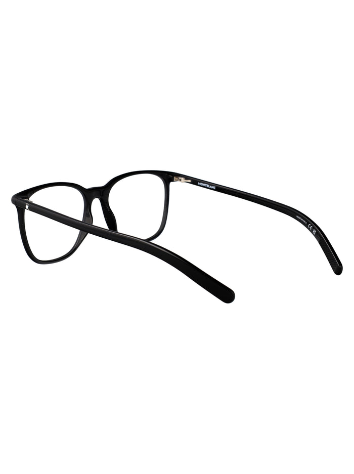 Mb0327o 001 Black-black-transparent Acetate Optical