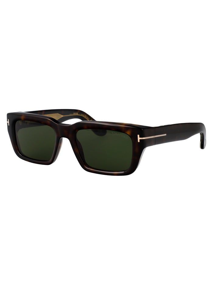 Ft1203 52n Avana Scura / Verde Acetate Sunglasses