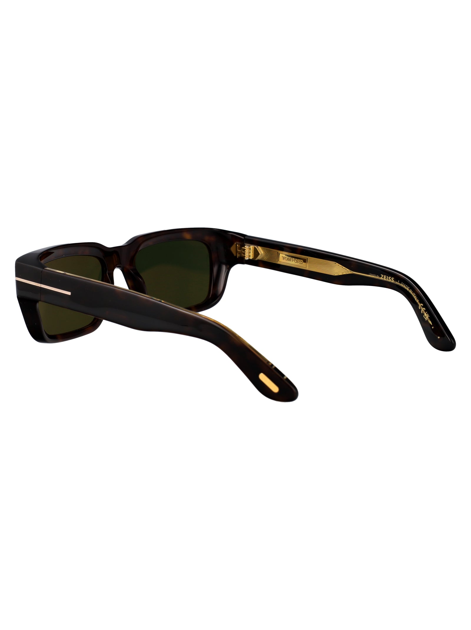Ft1203 52n Avana Scura / Verde Acetate Sunglasses